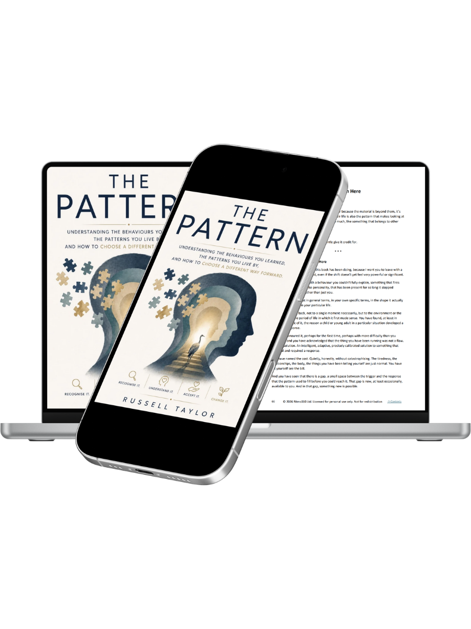 Inside pages of The Pattern by Russell Taylor
