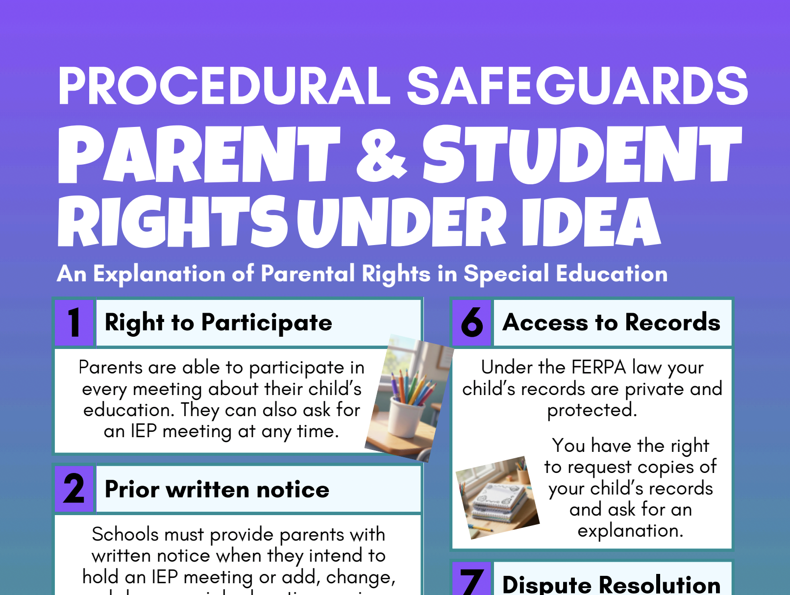 IEP Vocabulary Terms guide cover