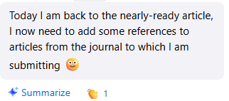 Community member feedback