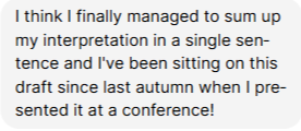 Community member feedback