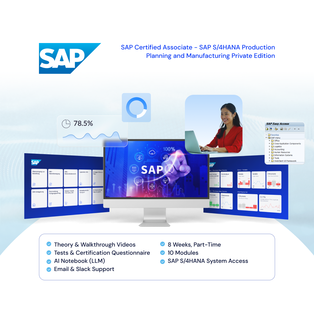 SAP S/4HANA Production Planning and Manufacturing Private Edition
