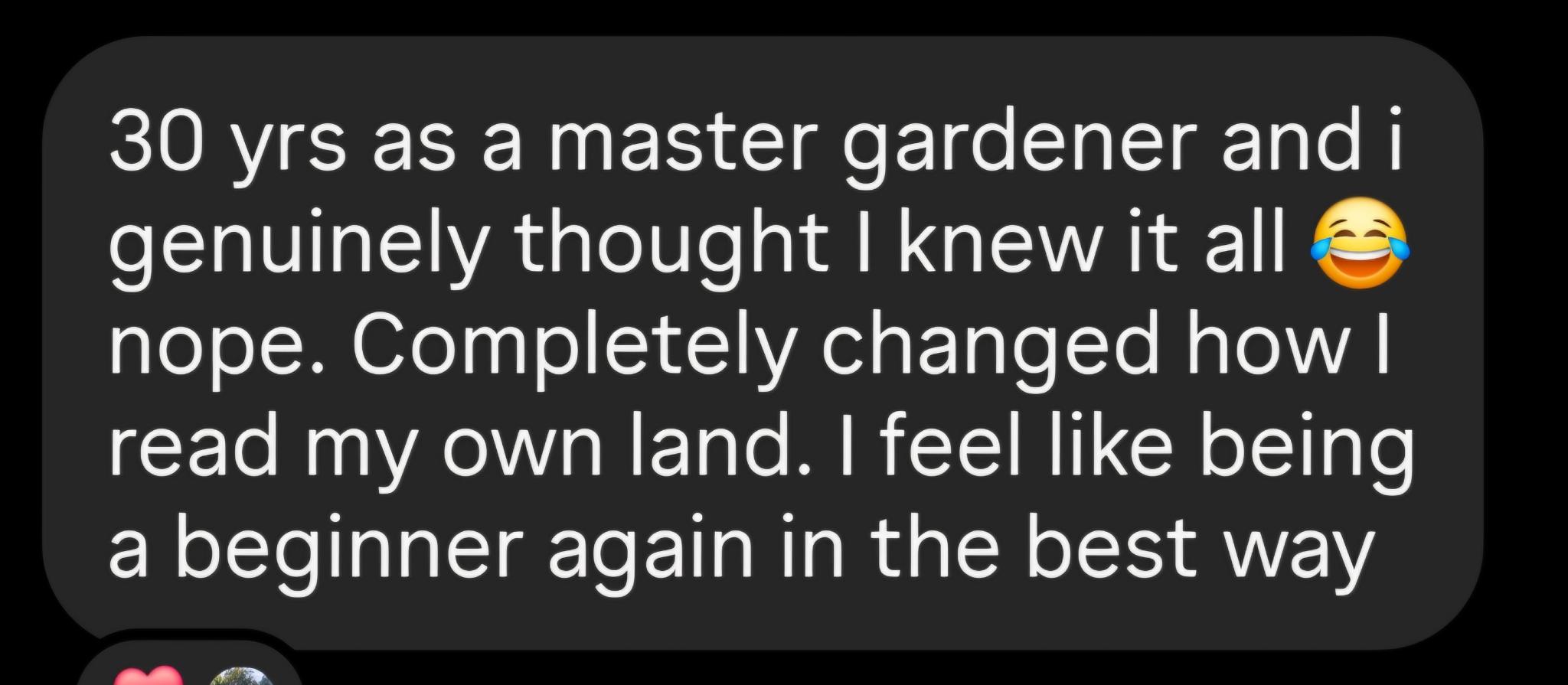Message from a Frequency Gardener