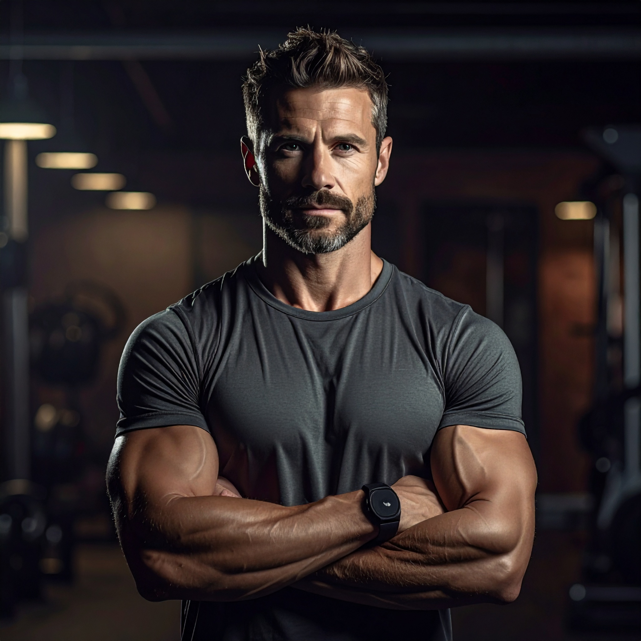 Confident athletic man in gym — The Sovereign Method