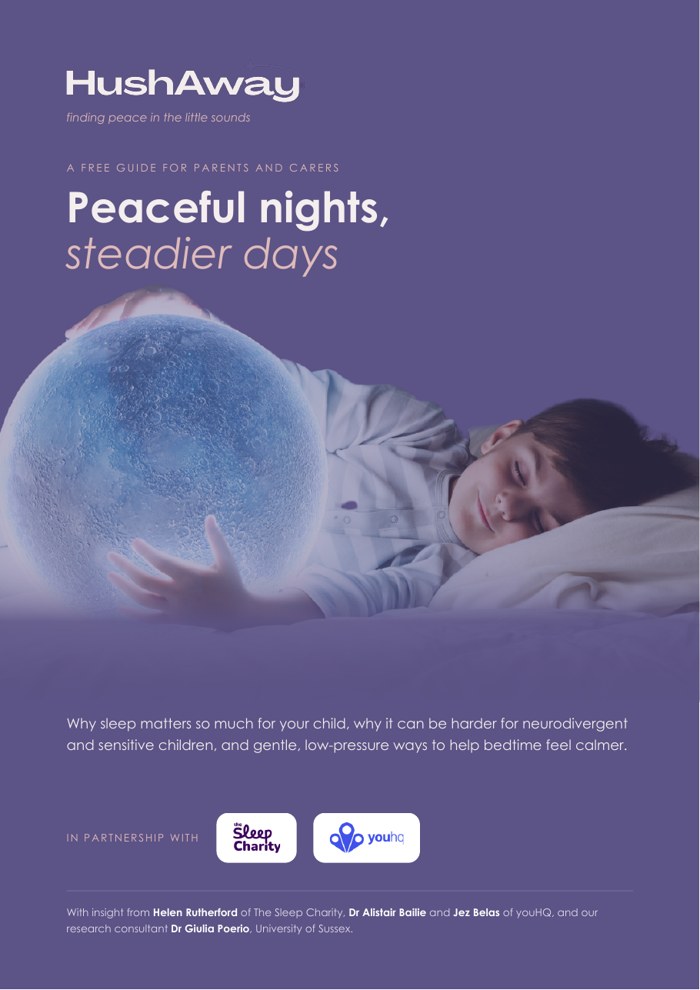 The HushAway Sleep Guide for Parents cover