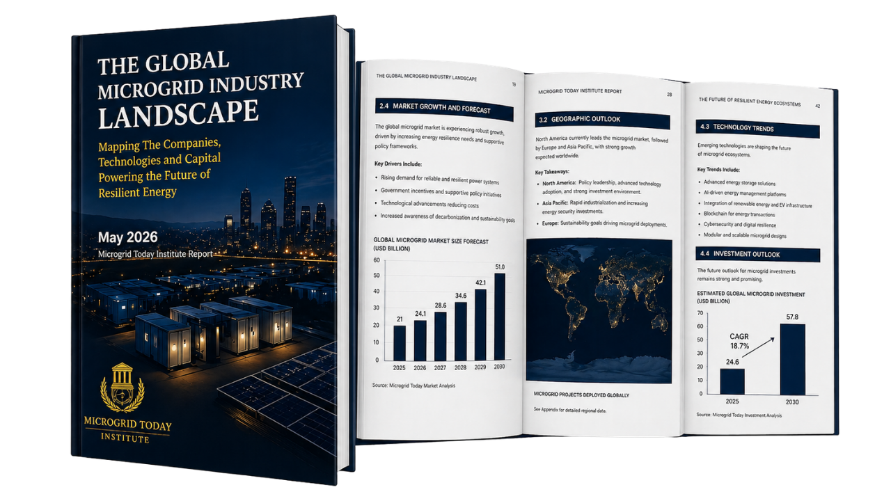 The Global Microgrid Industry Landscape report cover