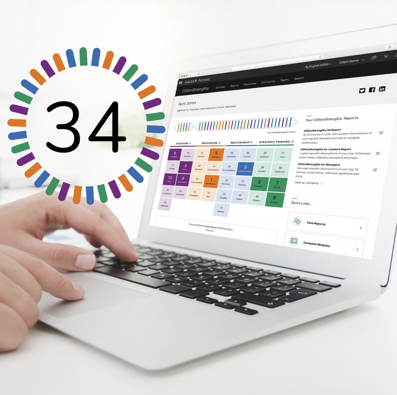 CliftonStrengths Full 34 Assessment