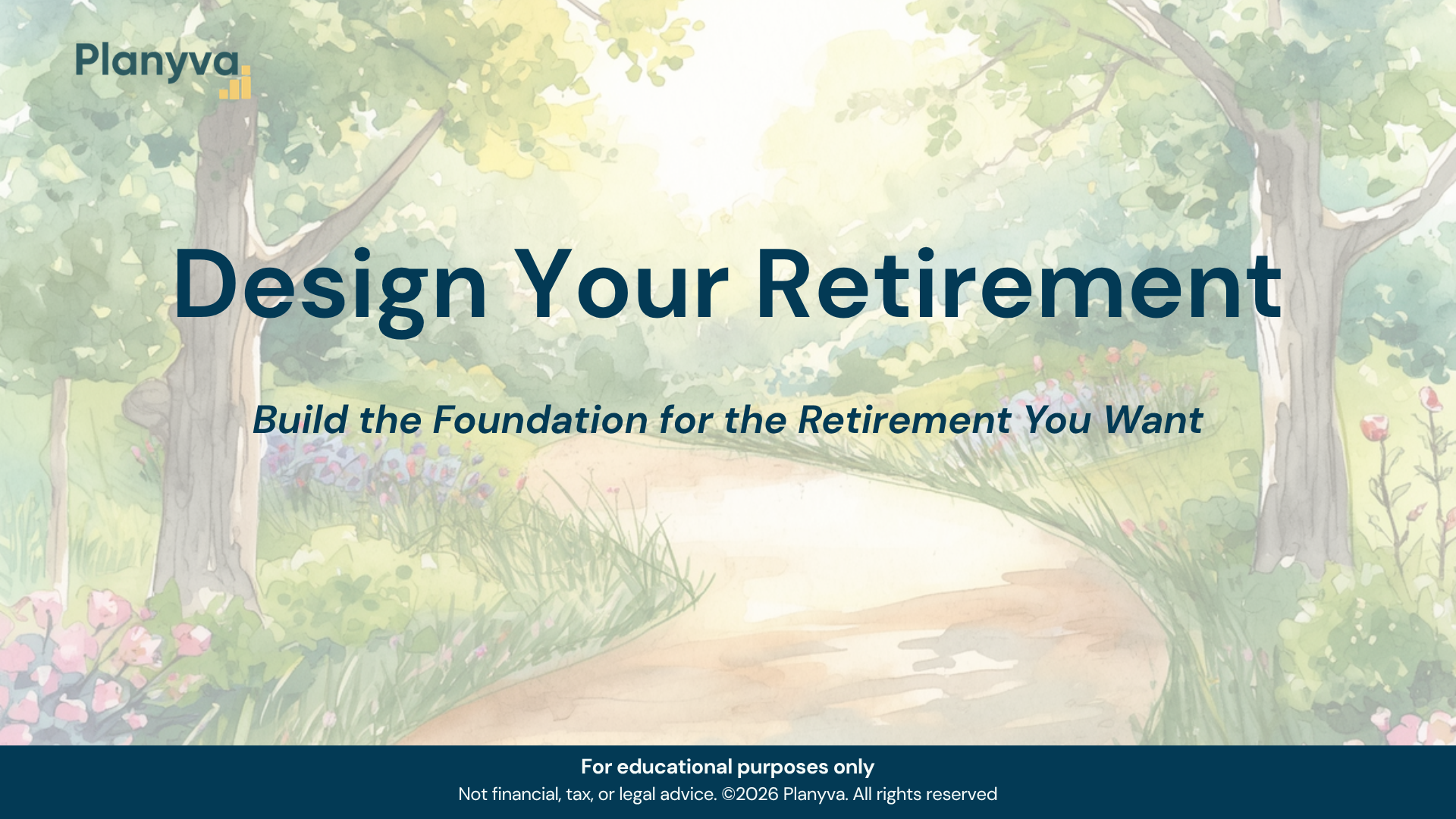 Design Your Retirement course visual