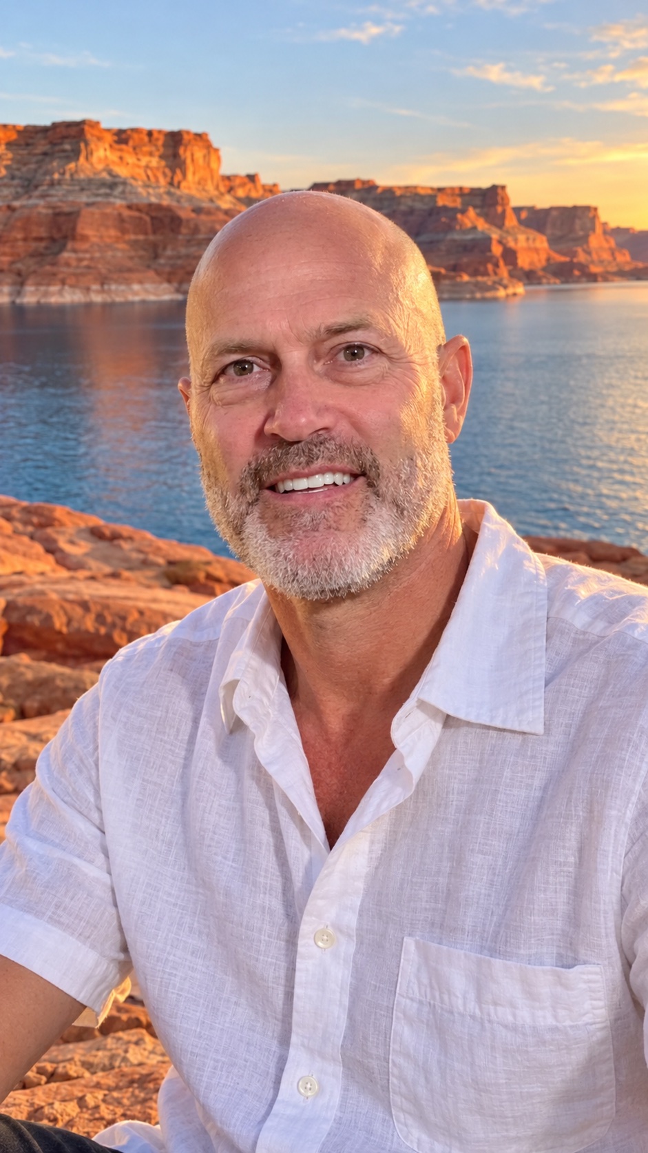 Emil Harker, MS, LMFT, at Lake Powell