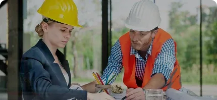 Construction crew on site