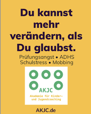 AKJC Sticker gelb-orange – Du kannst mehr verändern als du glaubst