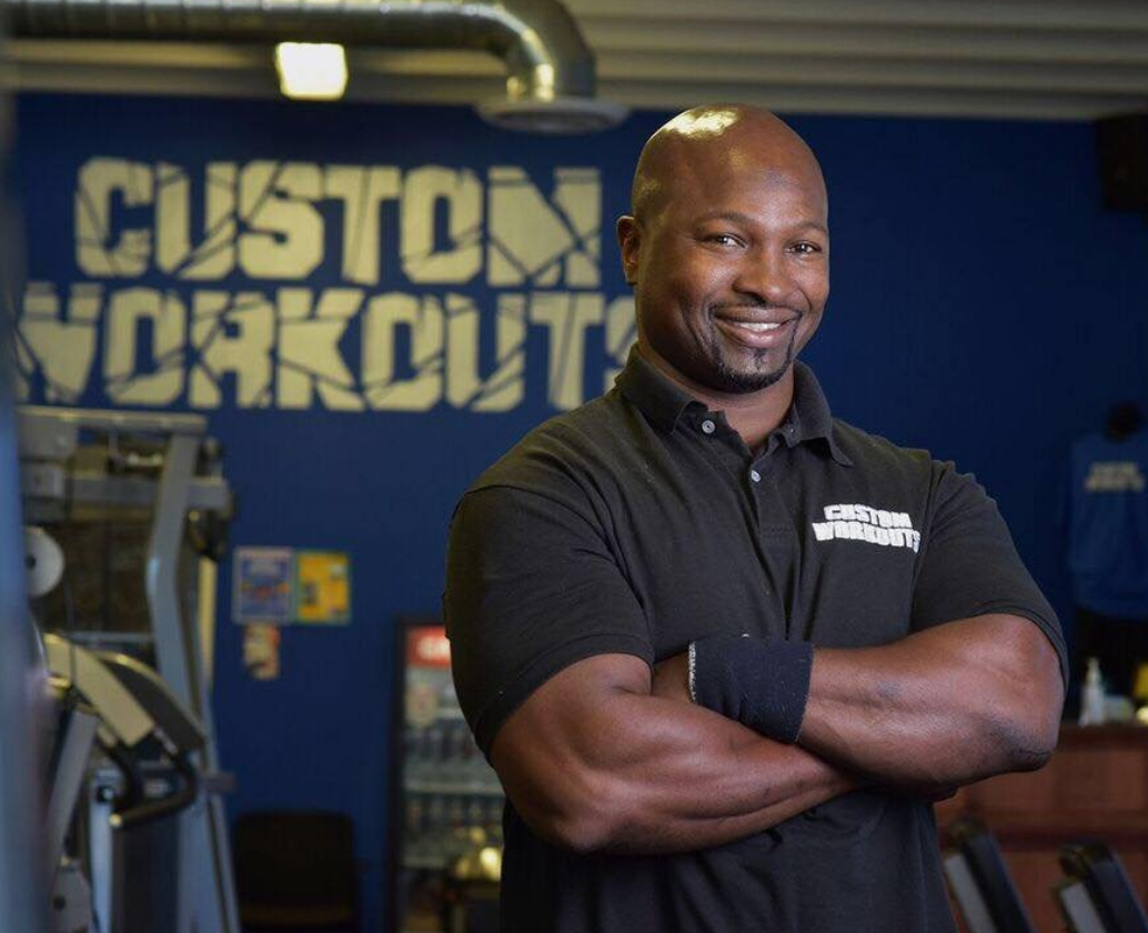 Coach Marc Gatson at Custom Workouts Gym