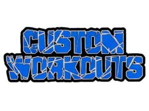 Custom Workouts Gym background logo