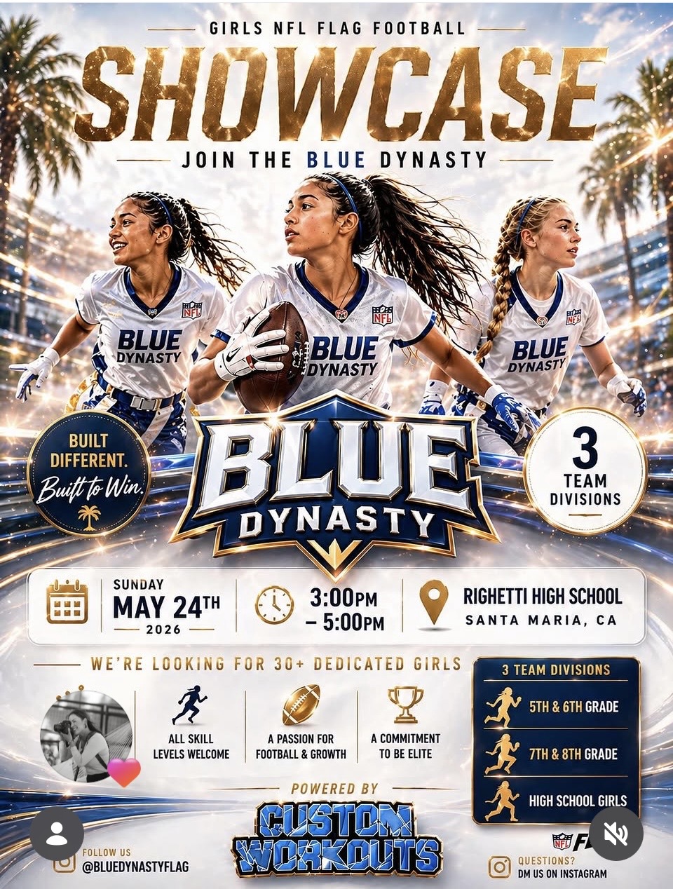 Blue Dynasty showcase flyer