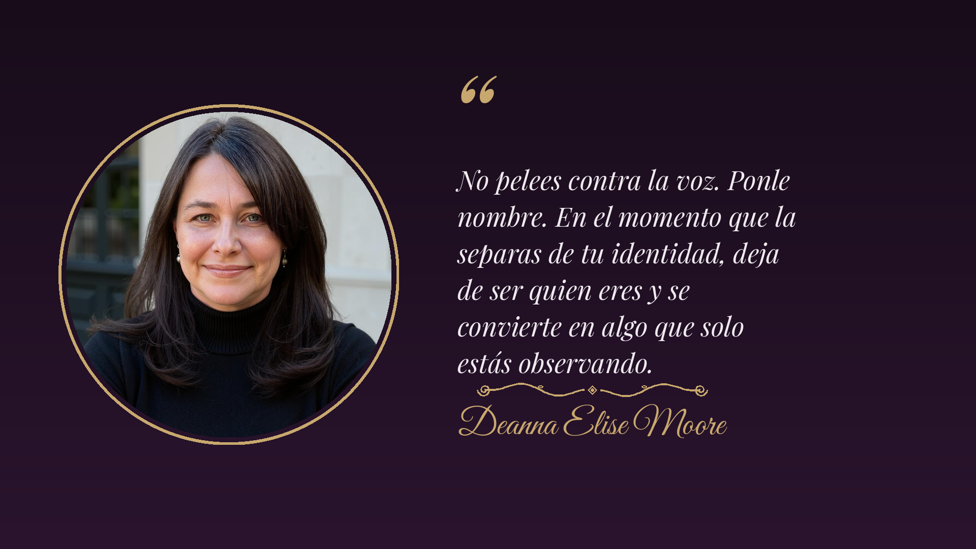 No pelees contra la voz