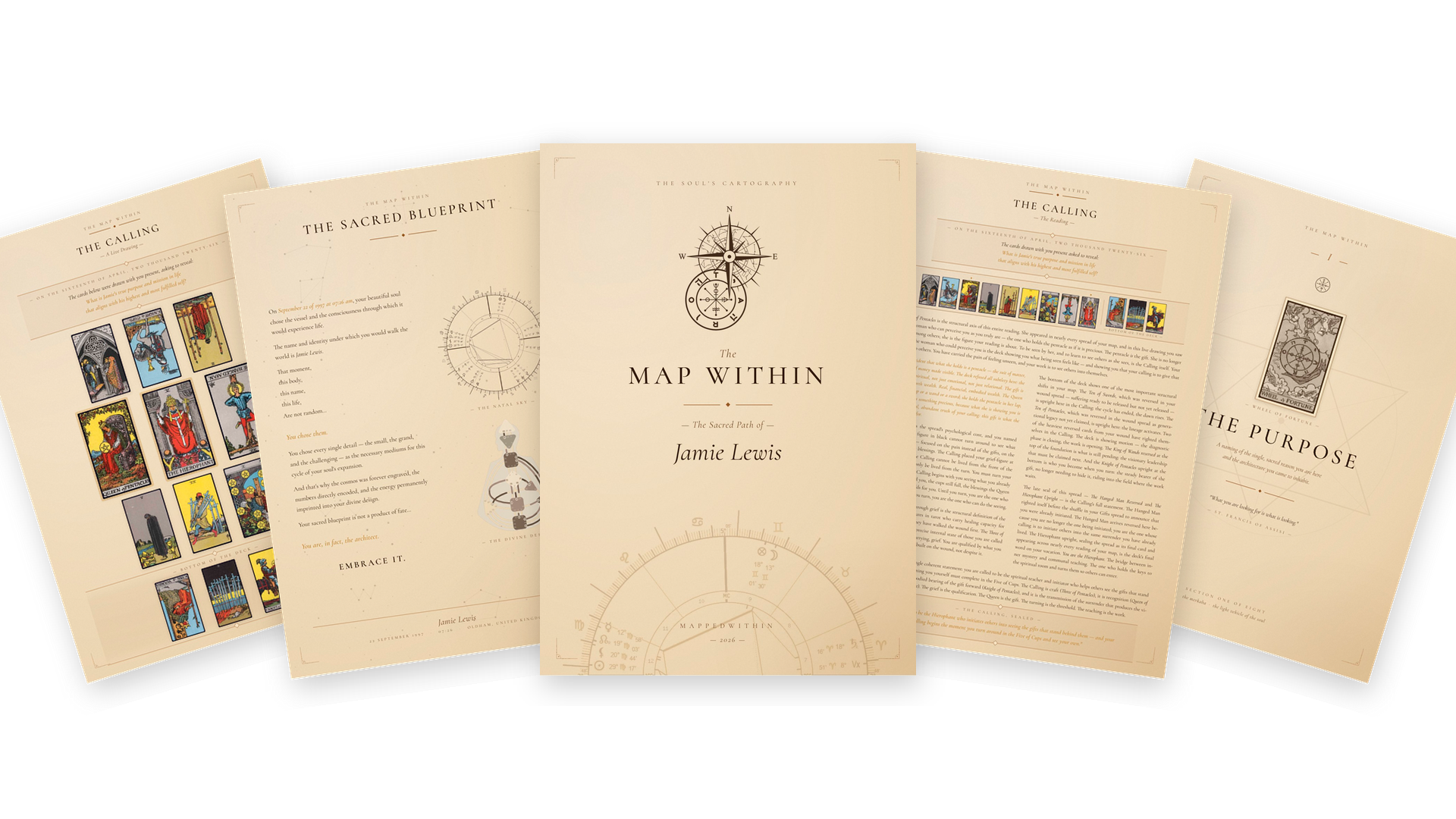 The Map Within — your personalized Purpose Map, written as an 8-chapter book
