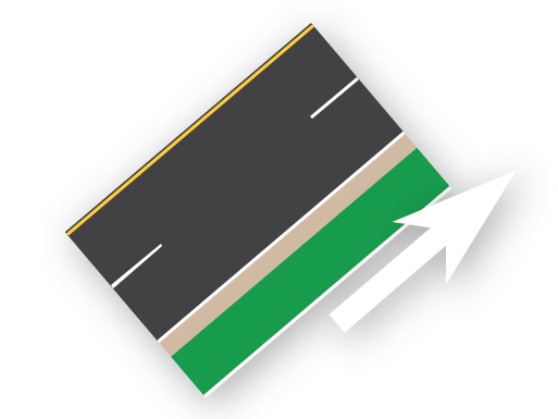 2 Lane One-Way (Right)