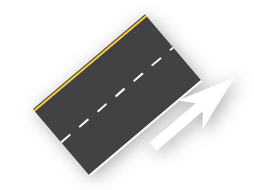 2 Lane (Dotted)