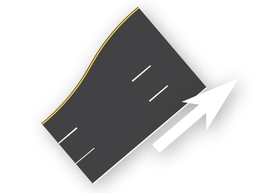 3 to 4 (Add Left Lane)