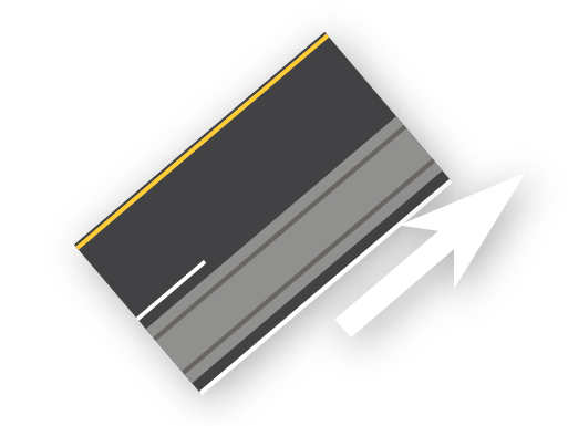 2 Lane One-Way (Right)