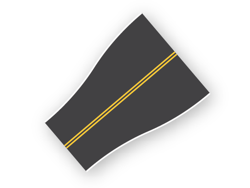 2 Lane (Begin/End)
