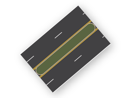 5 Lane (Median)