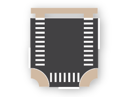 3×5 Intersection (3 Leg)