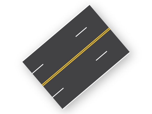 4 Lane (Dashed)