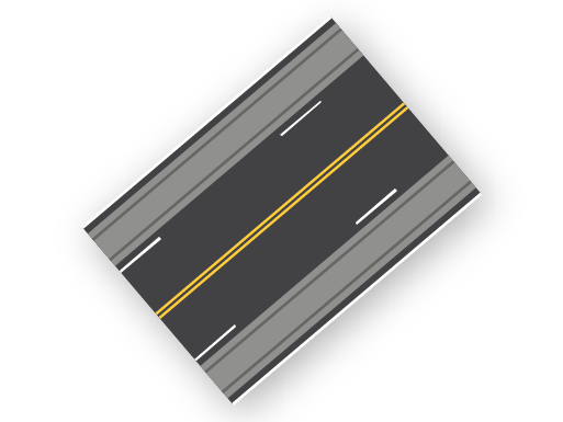 4 Lane (Dashed)