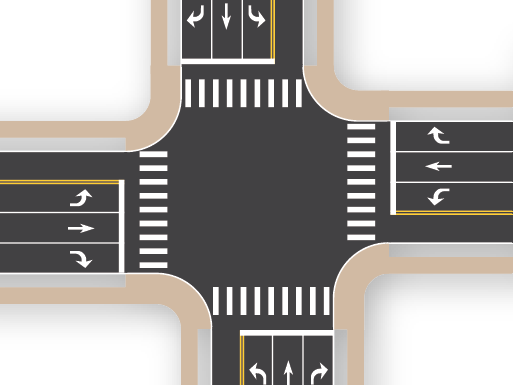 4×4 Intersection (Dual Offset)