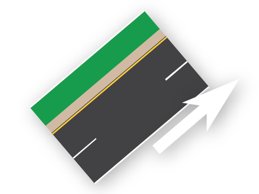 2 Lane One-Way (Left)