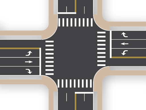 4×4 Intersection (Offset)