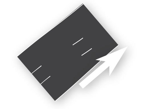 3 Lane (Parking) to 4 Lane (No Parking) (Add Left Lane)