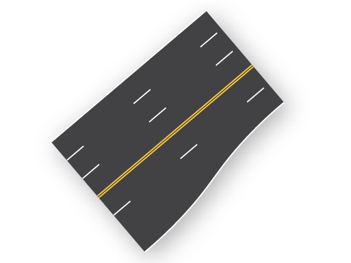 6 to 5 (End Right Lane)