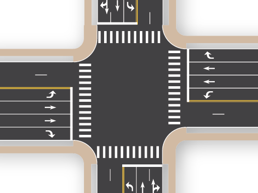 5×6 Intersection (Offset)