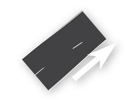 2 Lane (Parking) to 3 Lane (No Parking) (Add Left Lane)