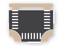 3×3 Intersection (3 Leg)