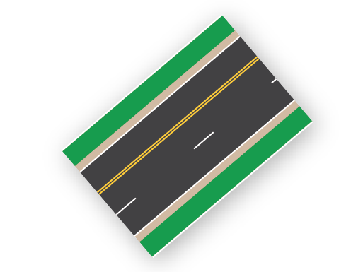 3 Lane (Dashed)