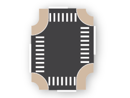 3×4 Intersection (Offset)