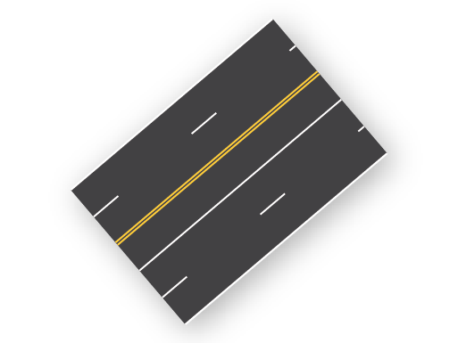 5 Lane (Left Solid)