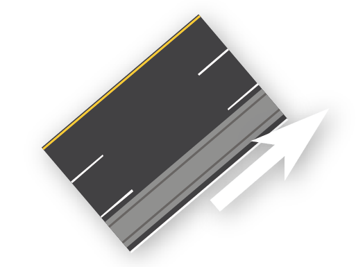 3 Lane One-Way (Right)