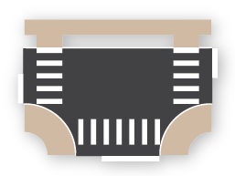 2×3 Intersection (3 Leg)
