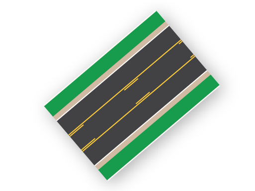 3 Lane (Turn Lane)