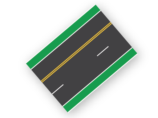 3 Lane (Dashed)
