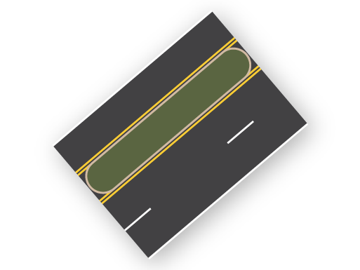 4 Lane (Median)