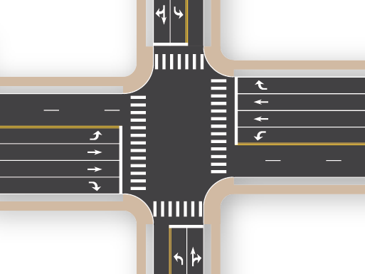 3×6 Intersection (Offset)
