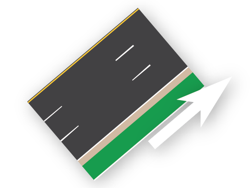3 Lane One-Way (Right)