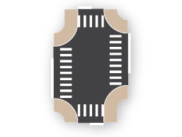 2×4 Intersection (Offset)