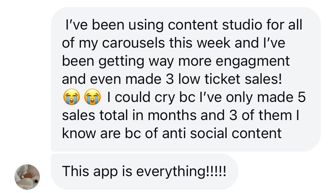 Member message: three low ticket sales in one week from Anti-Social content