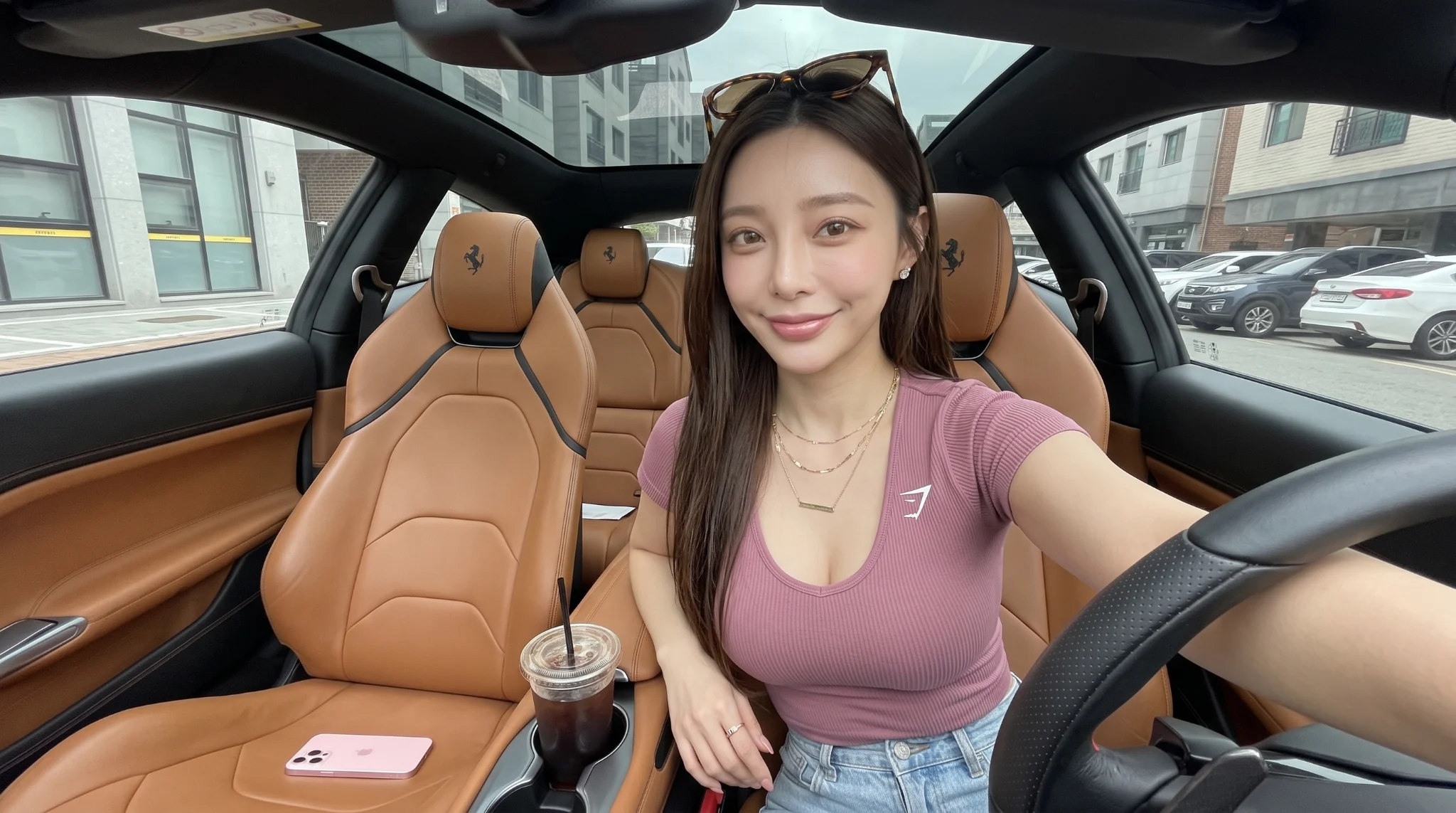 Iris 在車內分享日常生活