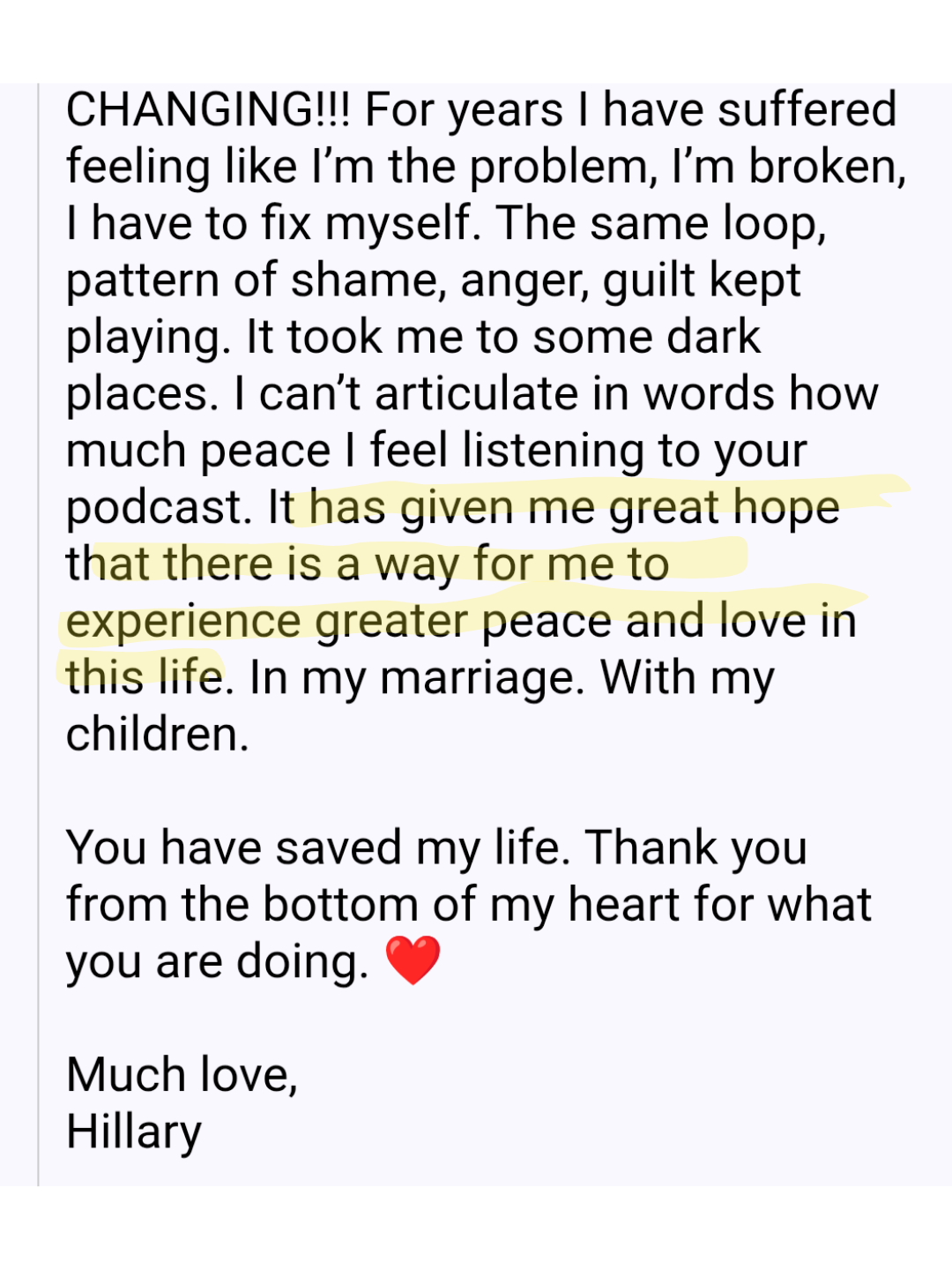 Student review
